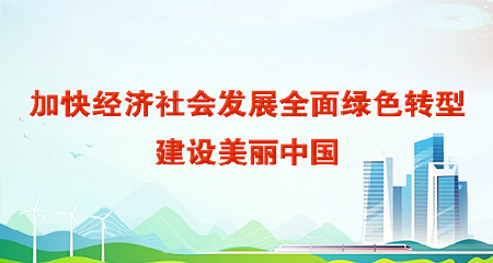 加快经济社会发展全面绿色转型 建设美丽中国